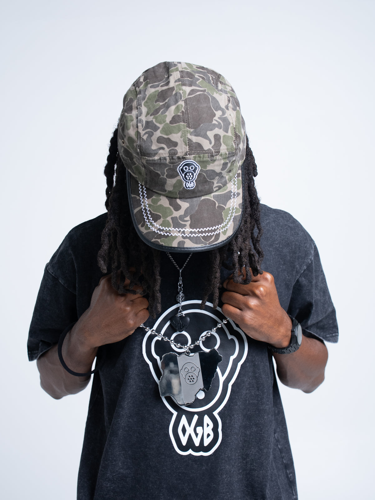 OGB Distressed Camo Hat