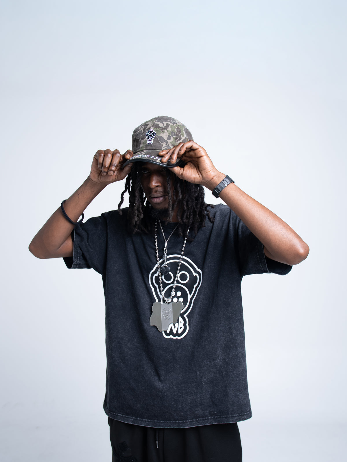 OGB Distressed Camo Hat